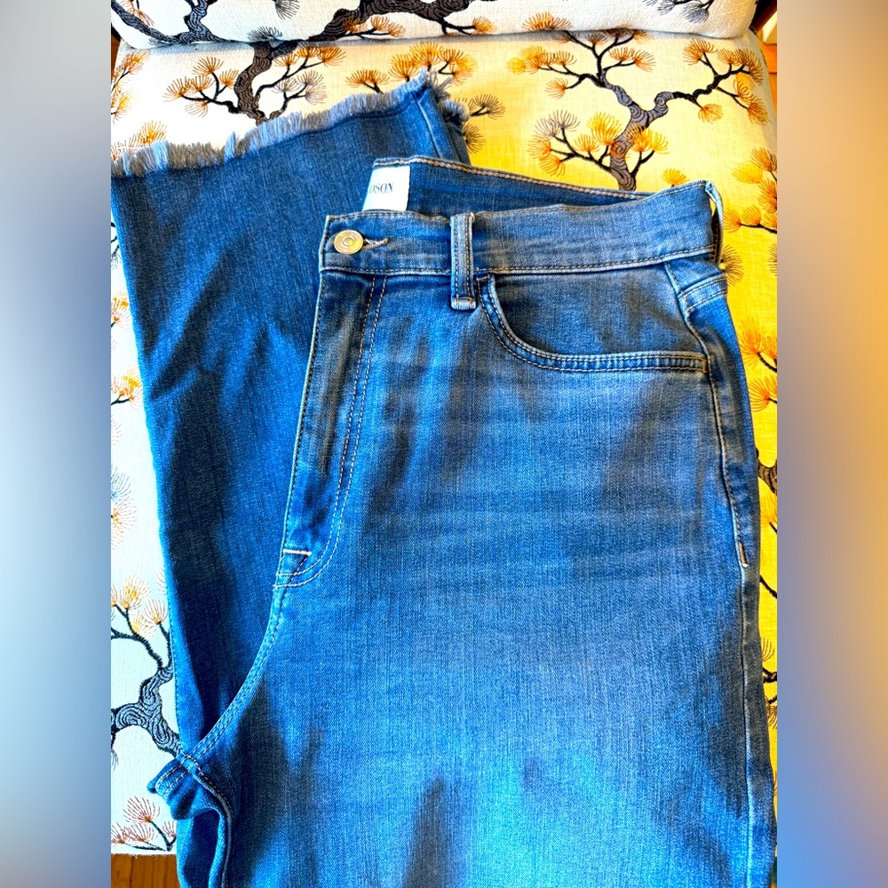 Hudson NOA Size 30 Women's Straight Frayed Ankle Jeans